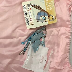 Pop Mart Labubu Pin for Love Letter “K” Keychain